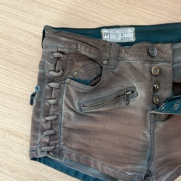Free People Brown Booty Shorts - Picture 4 of 6